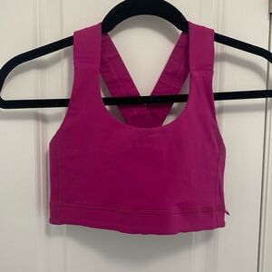 Lululemon Hot Pink Sports Bra, Size 6